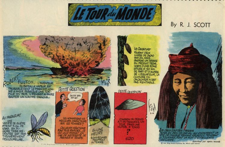 Le tour du monde dans Johnny