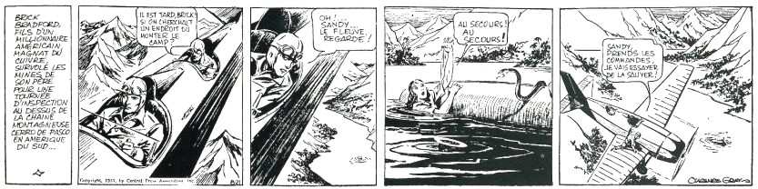 Le premier strip de Luc Bradefer