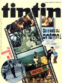 Couverture de Nouveau Tintin 160 en France et du numro 40/78 en Belgique

