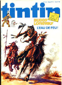 Couverture de Nouveau Tintin 168 en France et du numro 48/78 en Belgique
