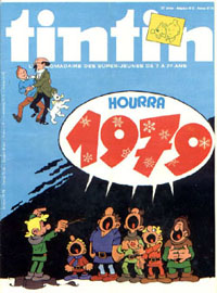 Couverture de Nouveau Tintin 172 en France et du numro 52/78 en Belgique

