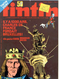 Couverture de Nouveau Tintin 179 en France et du numro 07/79 en Belgique

