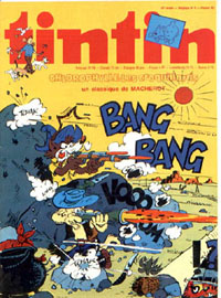 Couverture de Nouveau Tintin 181 en France et du numro 09/79 en Belgique
