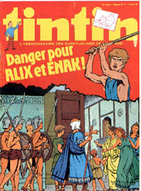 Couverture de Nouveau Tintin 189 en France et du numro 17/79 en Belgique

