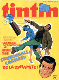 Couverture de Nouveau Tintin 190 en France et du numro 18/79 en Belgique
