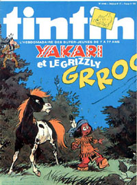 Couverture de Nouveau Tintin 199 en France et du numro 27/79 en Belgique
