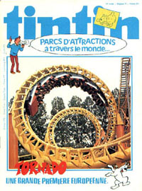Couverture de Nouveau Tintin 203 en France et du numro 31/79 en Belgique

