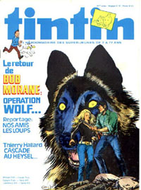 Couverture de Nouveau Tintin 211 en France et du numro 39/79 en Belgique
