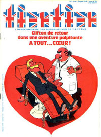 Couverture de Nouveau Tintin 220 en France et du numro 48/79 en Belgique
