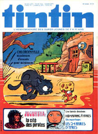 Couverture de Nouveau Tintin 248 en France et du numro 24/80 en Belgique
