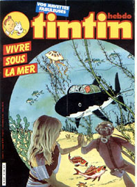 Couverture de Nouveau Tintin 336 en France et du numro 07/82 en Belgique
