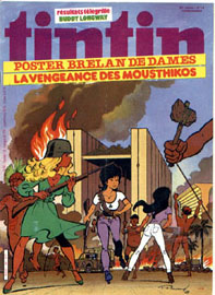 Couverture de Nouveau Tintin 347 en France et du numro 18/82 en Belgique
