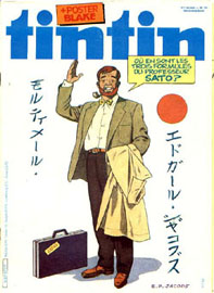 Couverture de Nouveau Tintin 357 en France et du numro 28/82 en Belgique
