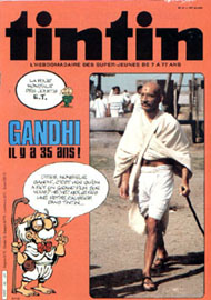 Couverture de Nouveau Tintin 385 en France et du numro 04/83 en Belgique
