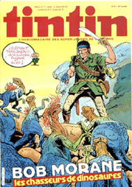 Couverture de Nouveau Tintin 387 en France et du numro 06/83 en Belgique
