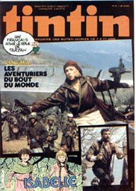 Couverture de Nouveau Tintin 402 en France et du numro 21/83 en Belgique
