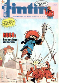 Couverture de Nouveau Tintin 430 en France et du numro 49/83 en Belgique
