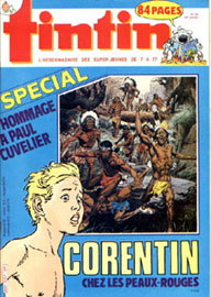 Couverture de Nouveau Tintin 431 en France et du numro 50/83 en Belgique
