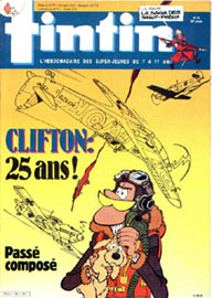Couverture de Nouveau Tintin 483 en France et du numro 50/84 en Belgique
