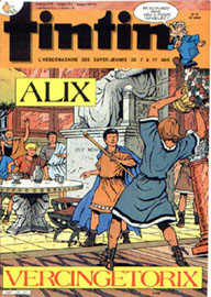 Couverture de Nouveau Tintin 497 en France et du numro 12/85 en Belgique

