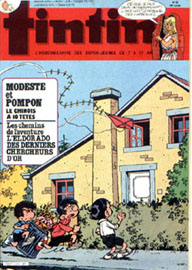 Couverture de Nouveau Tintin 514 en France et du numro 29/85 en Belgique
