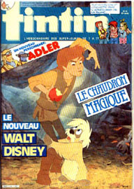 Couverture de Nouveau Tintin 531 en France et du numro 46/85 en Belgique
