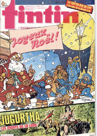 Couverture de Nouveau Tintin 537 en France et du numro 52/85 en Belgique
