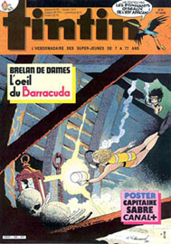 Couverture de Nouveau Tintin 568 en France et du numro 31/86 en Belgique
