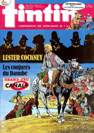 Couverture de Nouveau Tintin 585 en France et du numro 48/86 en Belgique
