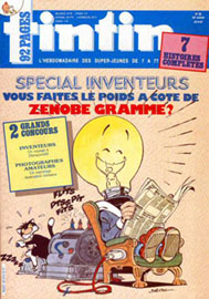 Couverture de Nouveau Tintin 615 en France et du numro 26/87 en Belgique
