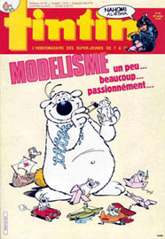 Couverture de Nouveau Tintin 621 en France et du numro 32/87 en Belgique
