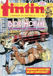 Couverture de Nouveau Tintin 622 en France et du numro 33/87 en Belgique

