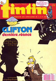 Couverture de Nouveau Tintin 636 en France et du numro 47/87 en Belgique
