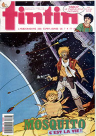 Couverture de Nouveau Tintin 646 en France et du numro 05/88 en Belgique
