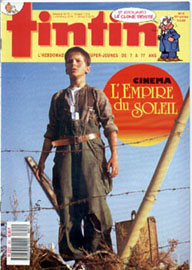 Couverture de Nouveau Tintin 651 en France et du numro 10/88 en Belgique
