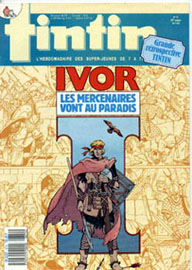 Couverture de Nouveau Tintin 672 en France et du numro 31/88 en Belgique
