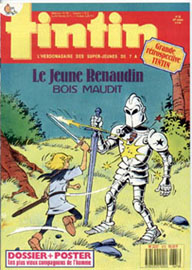 Couverture de Nouveau Tintin 673 en France et du numro 32/88 en Belgique
