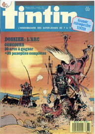 Couverture de Nouveau Tintin 677 en France et du numro 36/88 en Belgique
