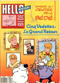 Couverture de Hello Bd 01 en France et du numro 01/89 en Belgique
