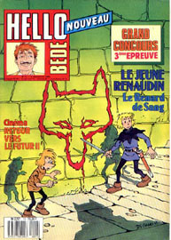 Couverture de Hello Bd 11 en France et du numro 11/89 en Belgique

