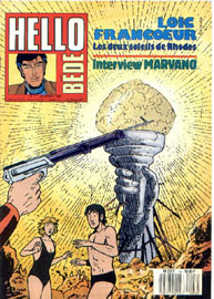Couverture de Hello Bd 18 en France et du numro 04/90 en Belgique
