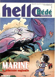 Couverture de Hello Bd 49 en France et du numro 35/90 en Belgique
