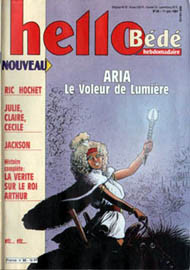 Couverture de Hello Bd 90 en France et du numro 24/91 en Belgique
