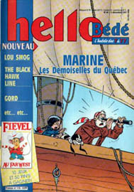 Couverture de Hello Bd 115 en France et du numro 49/91 en Belgique
