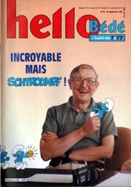 Couverture de Hello Bd 157 en France et du numro 38/92 en Belgique
