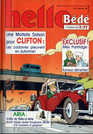 Couverture de Hello Bd 168 en France et du numro 49/92 en Belgique
