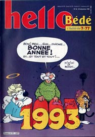 Couverture de Hello Bd 171 en France et du numro 52/92 en Belgique
