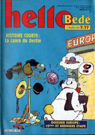 Couverture de Hello Bd 183 en France et du numro 12/93 en Belgique
