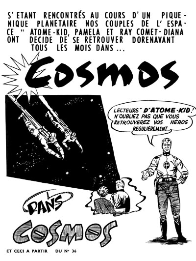 Annonce de la suite dans Cosmos