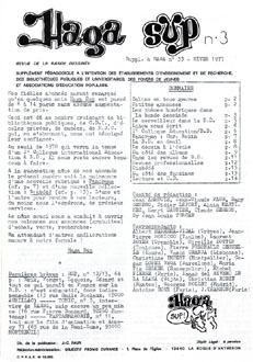 Couverture du numero 3